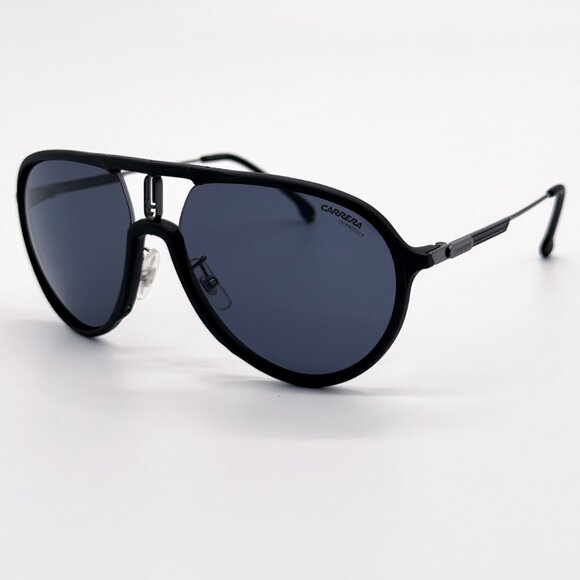 NEW CARRERA 1026/S 0003 SUNGLASSES BLACK UNISEX AVIATOR EYEWEAR CARRERA - Picture 5 of 7